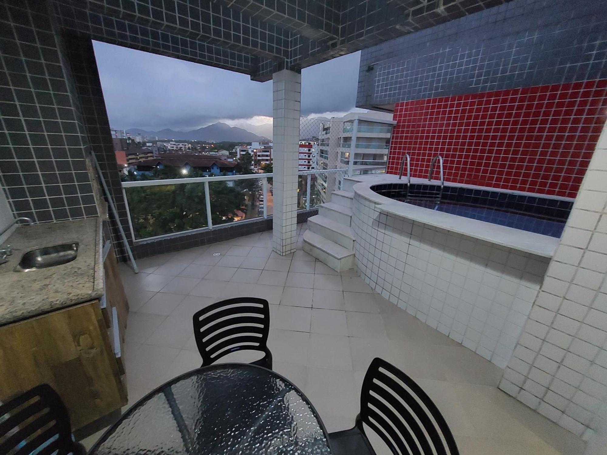 Apartamento A 50M Praia Maitinga, Wifi, Churrasqueira Na Varanda Bertioga Quarto foto